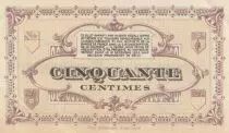 France 50 Cents - Lons-le-Saunier - Chamber of Commerce - 1918 - Serial B-H