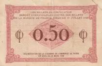 France 50 Cents - Paris Chamber of Commerce - 1920 - Serial C.13