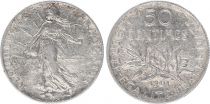 France 50 Cents Semeuse - 1901 - Silver