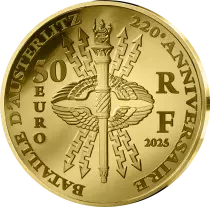 France 50 Euros Austerlitz Or BE - 1/4 Oz 2025