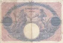 France 50 F Bleu et Rose