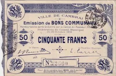 France 50 F Cambrai