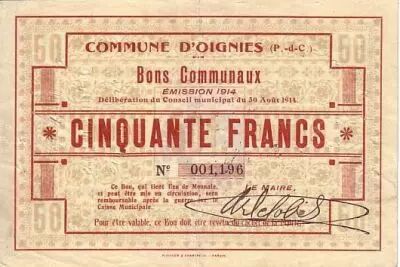 France 50 F Oignies