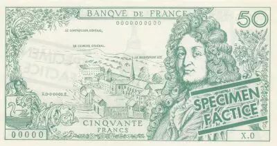 France 50 F Racine (green) - 05/11/1964