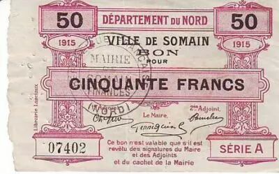 France 50 F Somain