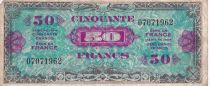 France 50 Francs - Allied Military Currency - 1944 - Without Serial - F to VF - P.117