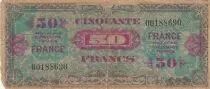 France 50 Francs - American printing - 1944 - Without serial - 00188690