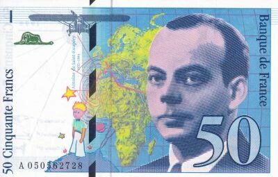 France 50 Francs - Antoine de Saint-Exup�ry 1999