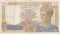 France 50 Francs - Ceres - 19-03-1936 - Serial B.4025