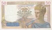 France 50 Francs - Ceres - 21-12-1939 - Serial C.11805