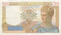 France 50 Francs - C&eacute;r&egrave;s - 28-09-1939 - S&eacute;rie H.11204