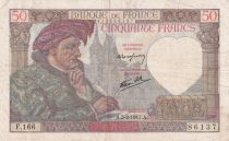 France 50 Francs - Jacques Coeur - 05-02-1942 - Série F.166 - F.19.19