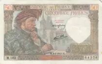 France 50 Francs - Jacques Coeur - 08-01-1942 - Serial M.165