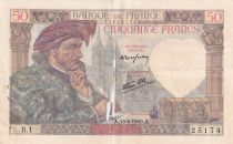 France 50 Francs - Jacques Coeur - 13-06-1940 - Série R.1 - F.19.01