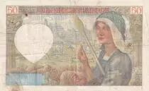 France 50 Francs - Jacques Coeur - 17-07-1941 - Serial C.93 - P.93