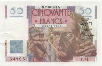 France 50 Francs - Le Verrier - 02-10-1947 - S&eacute;rie P.91