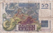 France 50 Francs - Le Verrier - 03-10-1946 - Serial J.41 - P.127