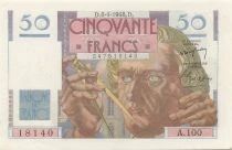 France 50 Francs - Le Verrier - 08-04-1948 - S&eacute;rie A.100