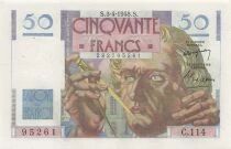 France 50 Francs - Le Verrier - 08-04-1948 - S&eacute;rie C.114