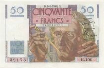 France 50 Francs - Le Verrier - 08-04-1948 - S&eacute;rie H.100