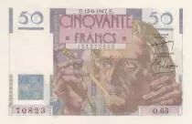 France 50 Francs - Le Verrier - 12-06-1947 - Serial O.65