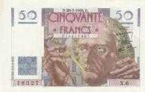 France 50 Francs - Le Verrier - 28-03-1946 - Série X.6