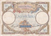 France 50 Francs - LO Merson - 08-06-1933 - Serial Z.13554 - F - P.80