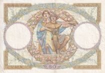 France 50 Francs - Luc Olivier Merson - 05-07-1934 - Serial V.15625 - P.80