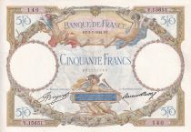 France 50 Francs - Luc Olivier Merson - 05-07-1934 - Serial Y.15651 - P.80