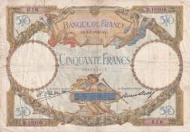 France 50 Francs - Luc Olivier Merson - 06-05-1932 - Serial D.10209 - P.80