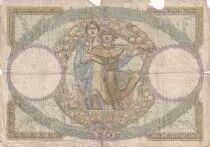 France 50 Francs - Luc Olivier Merson - 15-17-1927 - Serial S.773 - P.80