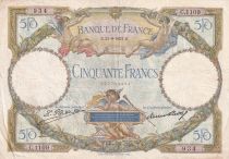 France 50 Francs - Luc Olivier Merson - 21-09-1927 - Serial C.1109