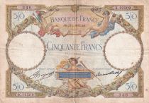 France 50 Francs - Luc Olivier Merson - 23-02-1933 - Serial K.12509 - P.80