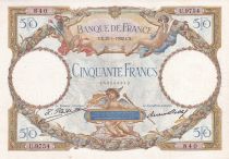 France 50 Francs - Luc Olivier Merson - 28-01-1932 - Serial U.9754 - P.80