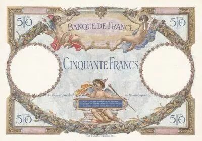 France 50 Francs - Luc Olivier Merson - with LOM - Proof