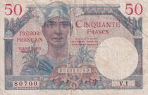 France 50 Francs - Mercure - 1947 - Série V.1 - TTB - VF.31.01