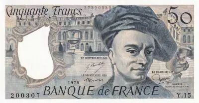 France 50 Francs - Quentin de la Tour - 1979 - Serial Y.15 - P.152