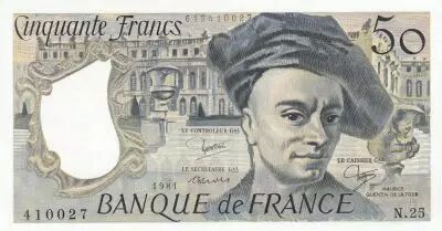 France 50 Francs - Quentin de la Tour - 1981 - S�rie N.25
