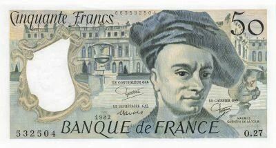 France 50 Francs - Quentin de la Tour - 1982 - Serial O.27