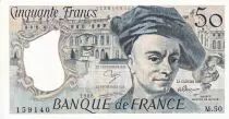 France 50 Francs - Quentin de la Tour - 1988 - Serial M.50 - UNC - P.152d