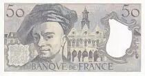 France 50 Francs - Quentin de la Tour - 1988 - Serial M.50 - UNC - P.152d