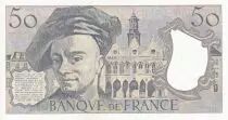 France 50 Francs - Quentin de la Tour - 1988 - Serial T.51 - AU - P.152d