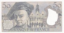 France 50 Francs - Quentin de la Tour - 1988 - Série W.51 - PNEUF - F.67.14