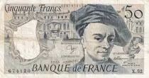 France 50 Francs - Quentin de la Tour - 1988 - S&eacute;rie X.52 - F.67.14