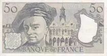 France 50 Francs - Quentin de la Tour - 1989 - Serial J.58 - VF - P.152d