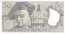 France 50 Francs - Quentin de la Tour - 1990 - Serial B.62 - P.152