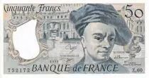 France 50 Francs - Quentin de la Tour - 1990 - Serial Z.60 - PUNC - P.152e