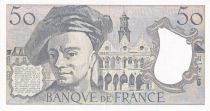 France 50 Francs - Quentin de la Tour - 1990 - Série W.59 - PNEUF - F.67.16