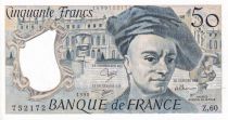 France 50 Francs - Quentin de la Tour - 1990 - Série Z.60 - PNEUF - F.67.16