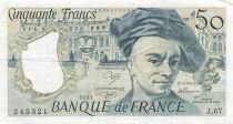 France 50 Francs - Quentin de la Tour - 1991 - Serial J.67